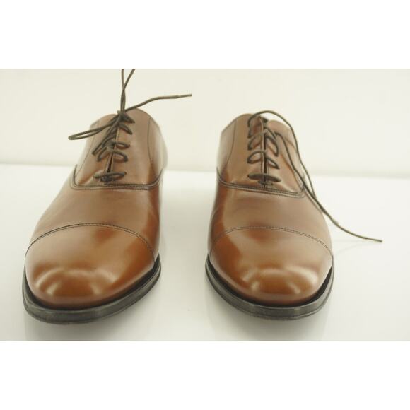 To Boot New York Brandon Brown Leather Oxford Shoes SZ 8.5 NIB $395 Adam Derrick main image 8